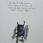 A painting by artist Jim Welch, as seen on First Friday, March 6, 2020, at the Disability Art Show at the Homer Council on the Arts in Homer, Alaska. (Photo by Michael Armstrong/Homer News)