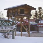 The parking lot of the Kenai Senior Center sits vacant Saturday, March 14, 2020, in Kenai, Alaska. Senior centers across the state are taking extra steps to slow the spread of the new coronavirus. (Photo by Jeff Helminiak/Peninsula Clarion)