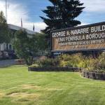 The Kenai Peninsula Borough building, pictured Sept. 12, 2018, in Soldotna, Alaska. (Photo by Victoria Petersen/Peninsula Clarion)