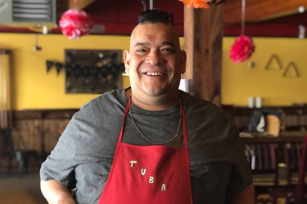 David Tuba Montez smiles for the camera at Set Free Alaska in Kenai in this undated photo. Montez is one of the chefs at Set Free, a church in Kenai that has continued to provide meals and food deliveries to members of the community despite having to close their doors to the public. (Photo courtesy Amy Lynn Burdett Belue)