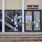 The Kenai Peninsula Borough School District building is closed on March 26, 2020, in Soldotna, Alaska. (Victoria Petersen/Peninsula Clarion)