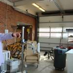 Shayne Pond, director of the emergency department at Central Peninsula Hospital in Soldotna, Alaska, gives a tour of the ambulance bay on April 7, 2020. The ambulance bay has been modified with negative pressure rooms so that COVID-19 samples can be collected and patients can be treated without actually entering the emergency room. (Photo by Brian Mazurek/Peninsula Clarion)