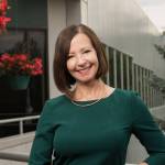Cathy Sandeen, UAAs chancellor, is photographed outside the Administration and Humanities Building in Anchorage. (Courtesy photo)