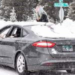 A birthday parade for Katie Stocktons sweet 16 in Kenai, Alaska, on April 2, 2020. (Photo courtesy of Julie English)