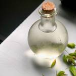 A simple syrup made from locally harvested spruce tips is photographed in the authors Anchorage kitchen on Tuesday, May 26, 2020. Photo by Victoria Petersen/Peninsula Clarion