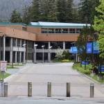 With a grim financial picture ahead, the University of Alaska Southeast, seen here on Monday, May 25, 2020, could be merged with one of the other two schools in the system. (Peter Segall | Juneau Empire)