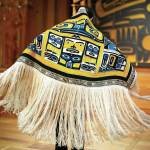 Irene Lampe dances a robe for its First Dance ceremony at the Sealaska Heritage Institute on Monday, June 22, 2020. (Courtesy photo | Annie Bartholomew)