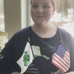 Ella Rankin, member of the North Road Rangers 4-H Club, is seen here on April 23, 2020. (Photo courtesy Cassy Rankin/Kenai Peninsula District 4-H)