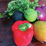 The ingredients for summer salsa. (Photo courtesy of Victoria Petersen)