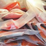 Frozen salmon is pictured in this July 2020 photograph. (Photo by Victoria Petersen/Peninsula Clarion )