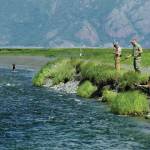 Fishermen try to catch silver and pink salmon on Tuesday, July 21, 2020, at the mouth of Resurrection Creek in Hope, Alaska. (Photo by Michael Armstrong/Homer News)