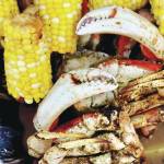 A crab boil to celebrate a friends birthday, on Sunday, Aug. 16, 2020 in Anchorage, Alaska. (Photo by Victoria Petersen/Peninsula Clarion)
