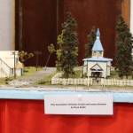 A diorama of the Church of the Holy Assumption of the Virgin Mary is seen here on display at the Kenai Visitor and Cultural Center on Sept. 4, 2020. (Photo by Brian Mazurek/Peninsula Clarion)