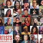 A poster for the Alaska World Arts Festival shows some of the musicians, writers, poets and performers who will be appearing both live and virtually during the festival held Sept. 11-24 in Homer, Alaska, and virtually. (Photo courtesy Alaska World Arts Festival)