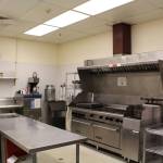 The commercial kitchen at the Challenger Learning Center, which could be used as an emergency cold weather shelter this winter, is seen here on Sept. 10, 2020. (Photo by Brian Mazurek/Peninsula Clarion)