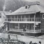 Anchorage Museum of History and Art
Dr. David Hassan Sleem stands on the front porch of his large Seward home in 1906.