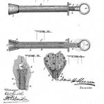 Photo courtesy Clark Fair
Dr. Sleem had a number of patented inventions, including this medical device in 1895. This illustration from his original patent paperwork contains his signature in the lower right corner.