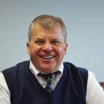 Tim Navarre, who is running for reelection to Kenai City Council, is photographed at the Peninsula Clarion office in Kenai, Alaska, on Sept. 14, 2020. (Photo by Brian Mazurek/Peninsula Clarion)