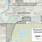A map of the proposed Soldotna Annexation Areas. (Courtesy Alaska Local Boundary Commission)