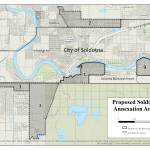 A map of the proposed Soldotna annexation areas. (Courtesy Alaska Local Boundary Commission)