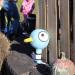 Some of the pumpkins submitted to the pumpkin decorating contest are seen here during the 5th annual Kenai Fall Pumpkin Festival in Kenai, Alaska on Oct. 10, 2020. (Photo by Brian Mazurek/Peninsula Clarion)