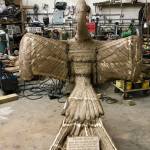 A peace crane statue that will be featured at the Kenai Peninsula Peace Crane Garden Trail is seen in this undated photo. (Courtesy Sarah Pyhala)