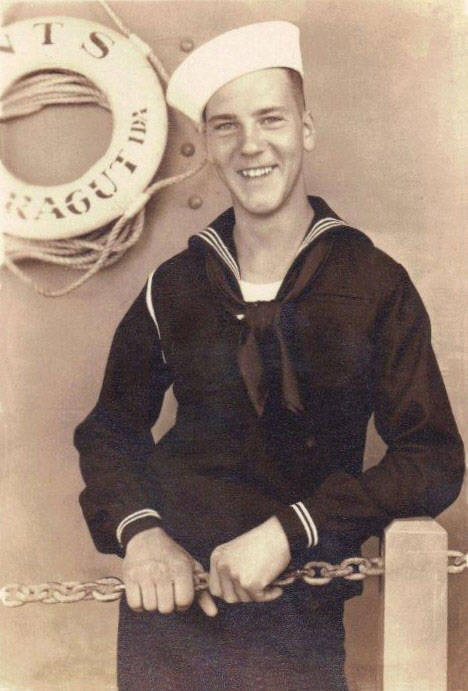 Stanley Nelson, probably in his early 20s as a member of the U.S. Navy. (Photo courtesy of Nelson family genealogical webpage)