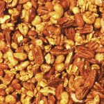 A homemade nut mix takes on a sticky, spicy finish with a recipe from Anthony Bourdain, on Friday, Oct. 23 in Anchorage, Alaska. (Photo by Victoria Petersen/Peninsula Clarion.)