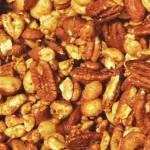 A homemade nut mix takes on a sticky, spicy finish with a recipe from Anthony Bourdain, on Friday, Oct. 23 in Anchorage, Alaska. (Photo by Victoria Petersen/Peninsula Clarion.)