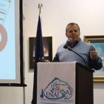 Tim Navarre argues against Ballot Measure 2 during the Kenai and Soldotna Chambers of Commerce Joint Luncheon at the Kenai Visitor and Cultural Center on Oct. 28; 2020. (Photo by Brian Mazurek/Peninsula Clarion)