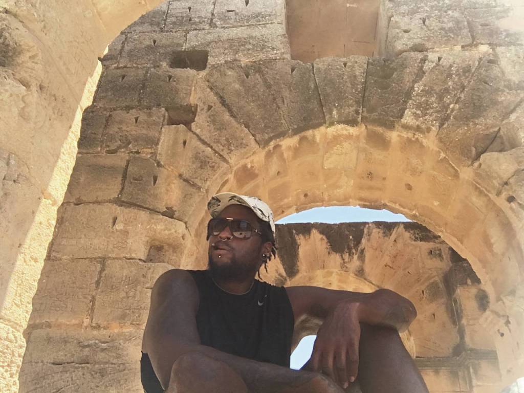 David Brame poses for a photo taken in August 2017 while traveling in Ildjem, Tunisia. (Photo courtesy David Brame)