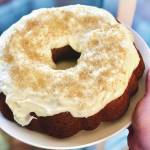 A simple and classic spice cake made for a friends birthday, photographed on Oct. 21, 2020, in Anchorage, Alaska. (Photo by Victoria Petersen/Peninsula Clarion)