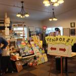 Shoppers browse the selection of locally made goods at the Sterling Fall Festival in Sterling, Alaska on Nov. 28, 2020. (Photo by Brian Mazurek/Peninsula Clarion)