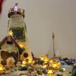 A gingerbread house created by Ashley Denicola, age 11, is seen on display at the Kenai Visitors and Cultural Center on Dec. 8, 2020. (Photo by Brian Mazurek/Peninsula Clarion)