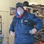 Bill Holt sits in the maintenance shed at Tsalteshi Trails just outside of Soldotna, Alaska, on Tuesday, Dec. 15, 2020. Holt retires as facilities and equipment manager on Friday. He started working at the trails in the winter of 1993-94. (Photo by Jeff Helminiak/Peninsula Clarion)