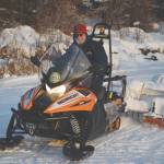 Bill Holt grooms at Tsalteshi Trails, just outside of Soldotna, Alaska, on Wednesday, Dec. 16, 2020. Holt will retire as facilities and equipment manager at Tsalteshi on Friday. He started working on the trails in the winter of 1993-94. (Photo by Jeff Helminiak/Peninsula Clarion)