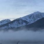 Peter Segall / Juneau Empire
Douglas Island, within the Tongass National Forest, breaks through the morning fog on Dec. 15. A federal investigation found the U.S. Forest Service violated federal law in 2018 when it appropriated a $2 million grant to Alaska for input on Roadless Rule changes.