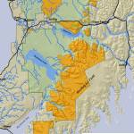 Map showing areas of the refuge open and closed to snowmachine use. (Courtesy of the Kenai National Wildlife Refuge)