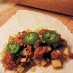Jalapenos add a kick to the traditional Cornish pasty, seen here Christmas Day, Dec. 25, 2020 in Crystal Falls, Michigan. (Photo by Megan Pacer/Homer News)