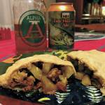 The finished product should have a light, flaky crust and moist fillings, as seen here on Christmas Day, Dec. 25, 2020 in Crystal Falls, Michigan. Finished off with a Michigan made beer, its hard to find a better second lunch/early dinner on Christmas Day. (Photo by Megan Pacer/Homer News)