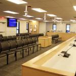 Ashlyn OHara / Peninsula Clarion 
Renovations made to the Betty J. Glick Assembly Chambers in Soldotna are seen on Monday.