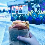 My favorite breakfast bagel sandwich from my favorite neighborhood coffee shack, on Jan. 5, 2020, in Anchorage, Alaska. (Photo by Victoria Petersen/Peninsula Clarion)