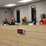 Members of the Kenai Peninsula Borough Assembly are seen on Tuesday, Jan. 5 in Soldotna, Alaska. (Ashlyn O'Hara/Peninsula Clarion)
