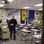 Robert Summer is seen inside of his classroom at Kenai Middle School on Friday, Jan. 8 in Kenai, Alaska. (Ashlyn OHara/Peninsula Clarion)