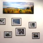 Photography by various artists are on display at the Kenai Visitor and Cultural Center on Jan. 12, 2020. (Photograph by Brian Mazurek/Peninsula Clarion)
