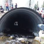 A fish friendly culvert in Alaska. (Photo by Katrina Liebich/USFWS)