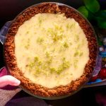 Key lime pie, inspired by a recipe from Kim Sunée, makes a refreshing winter dessert, on Wednesday, Jan. 20, in Anchorage, Alaska. (Photo by Victoria Petersen/Peninsula Clarion)