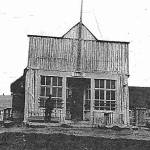 Peter F. Frenchy Vian and William N. Dawson, co-owners of this store in Kenai, pose on the front porch, circa 1911-12. Vian was instrumental in helping to have Alex Ryan imprisoned in 1908. (Photo from the Kenai Historical Society)