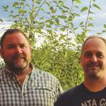 Four Sterling Judo Club blackbelts, Paul McConnell, Clayton Holland, Bob Ermold and Robert Brink, are pictured on the Kenai River in August 2018. (Photo provided by Robert Brink)
