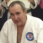 Sensei Robert Brink at the Sterling Elementary School gym during promotion awards in May 2019. (Photo provided by Robert Brink)